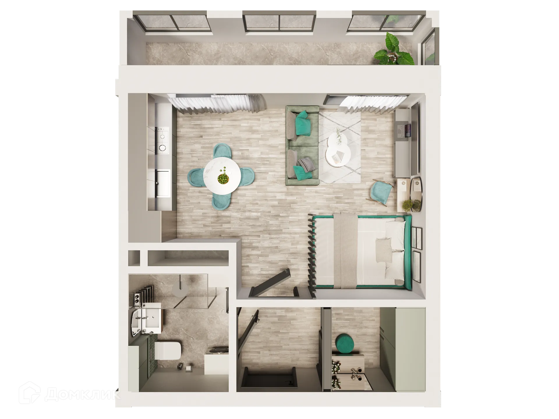 Фото квартиры в ЖК Красивый