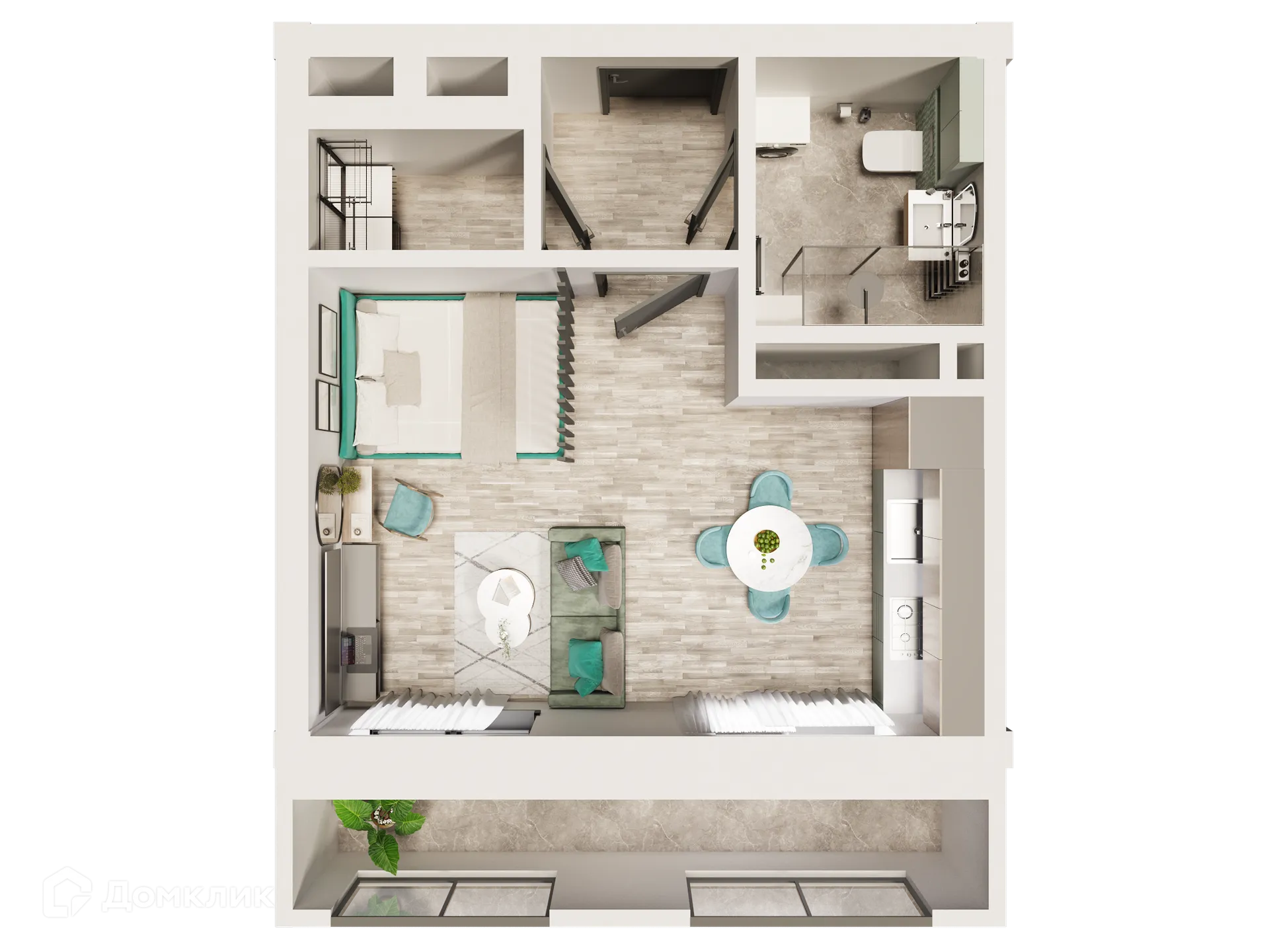 Фото квартиры в ЖК Красивый