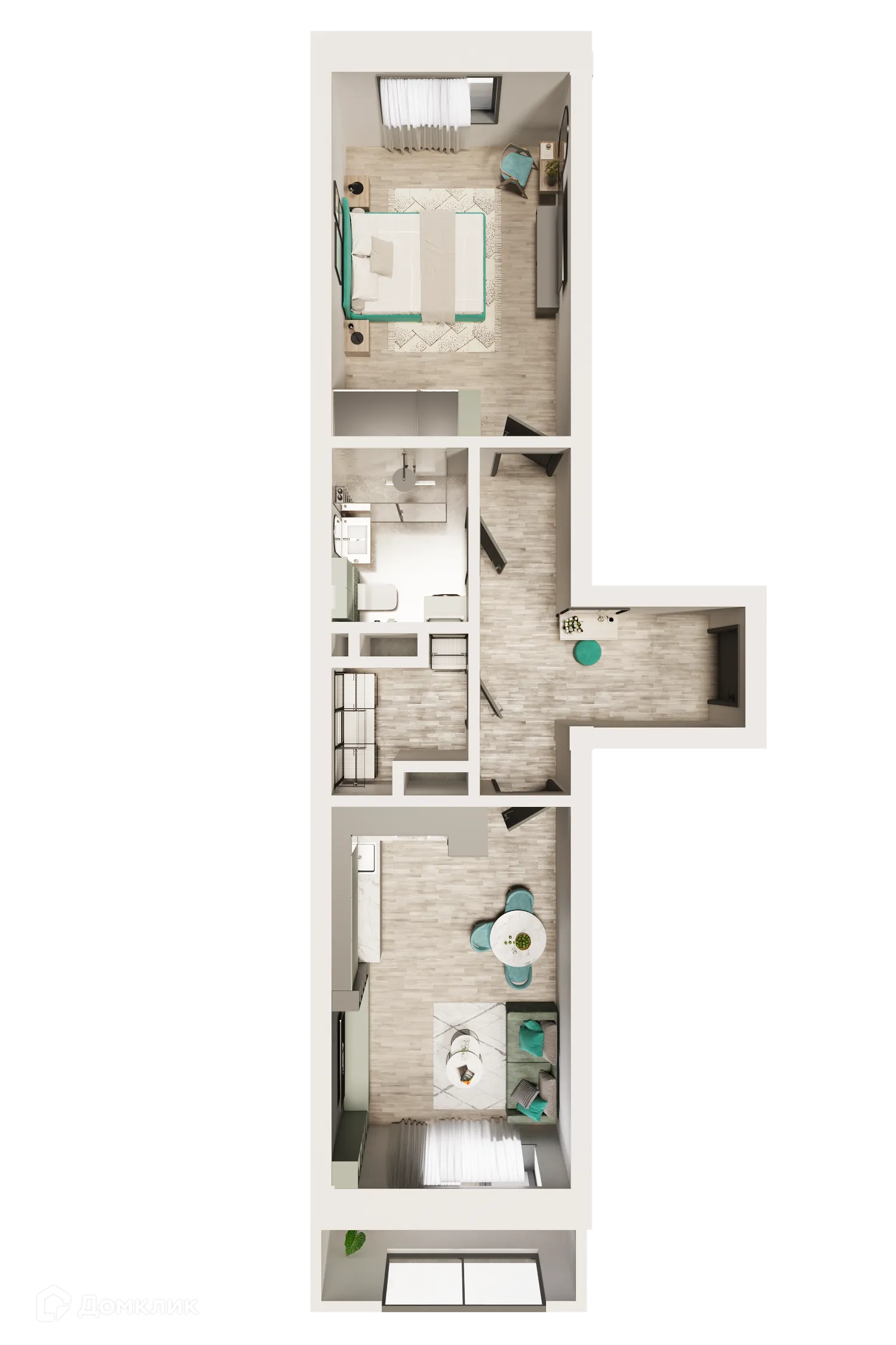 Фото квартиры в ЖК Красивый