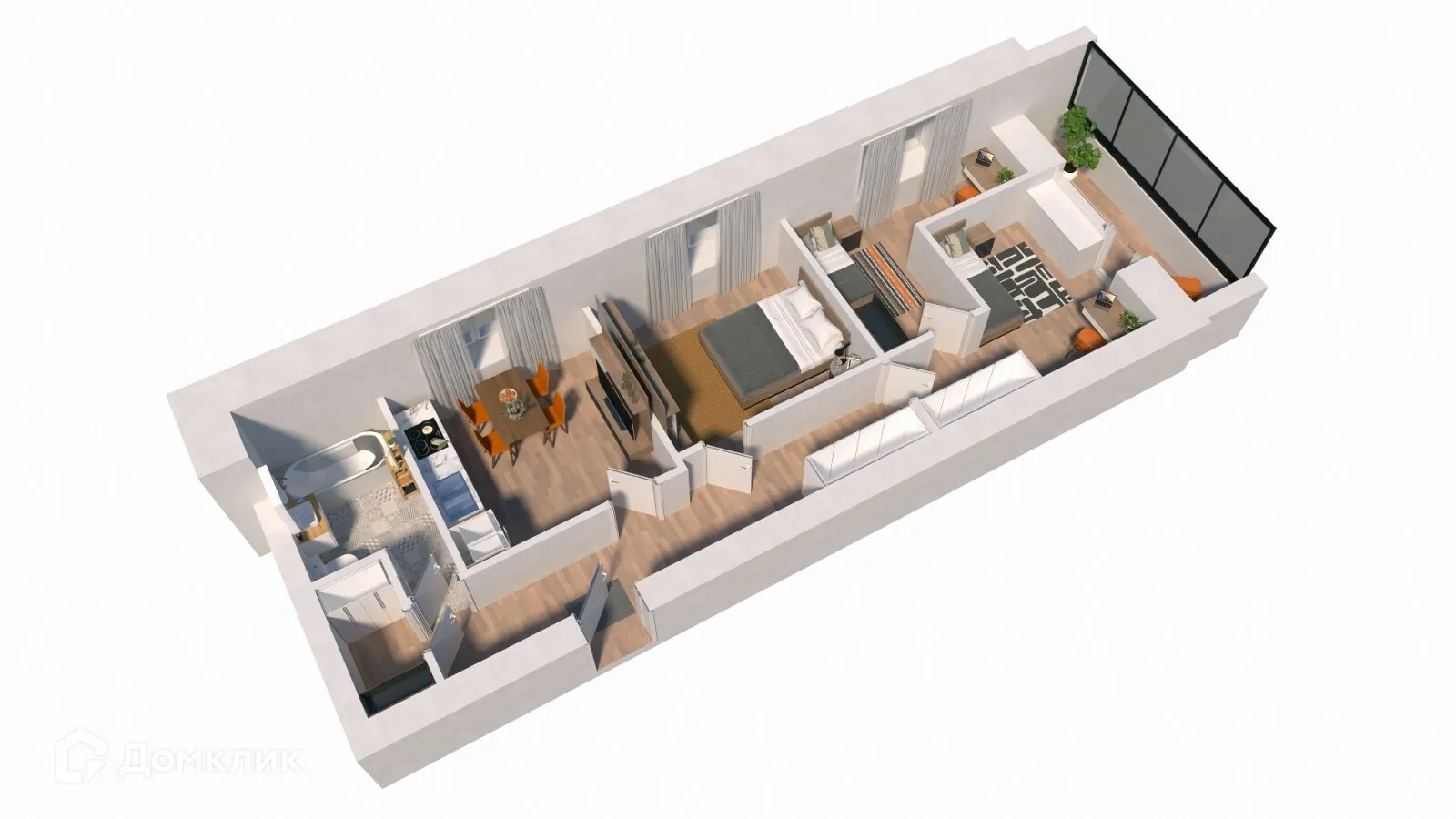 Фото квартиры в ЖК "3 микрорайон"