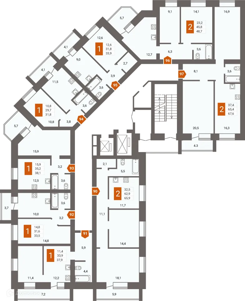 Фото квартиры в ЖК "3 микрорайон"