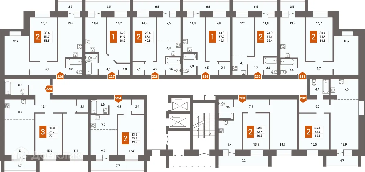 Фото квартиры в ЖК "3 микрорайон"