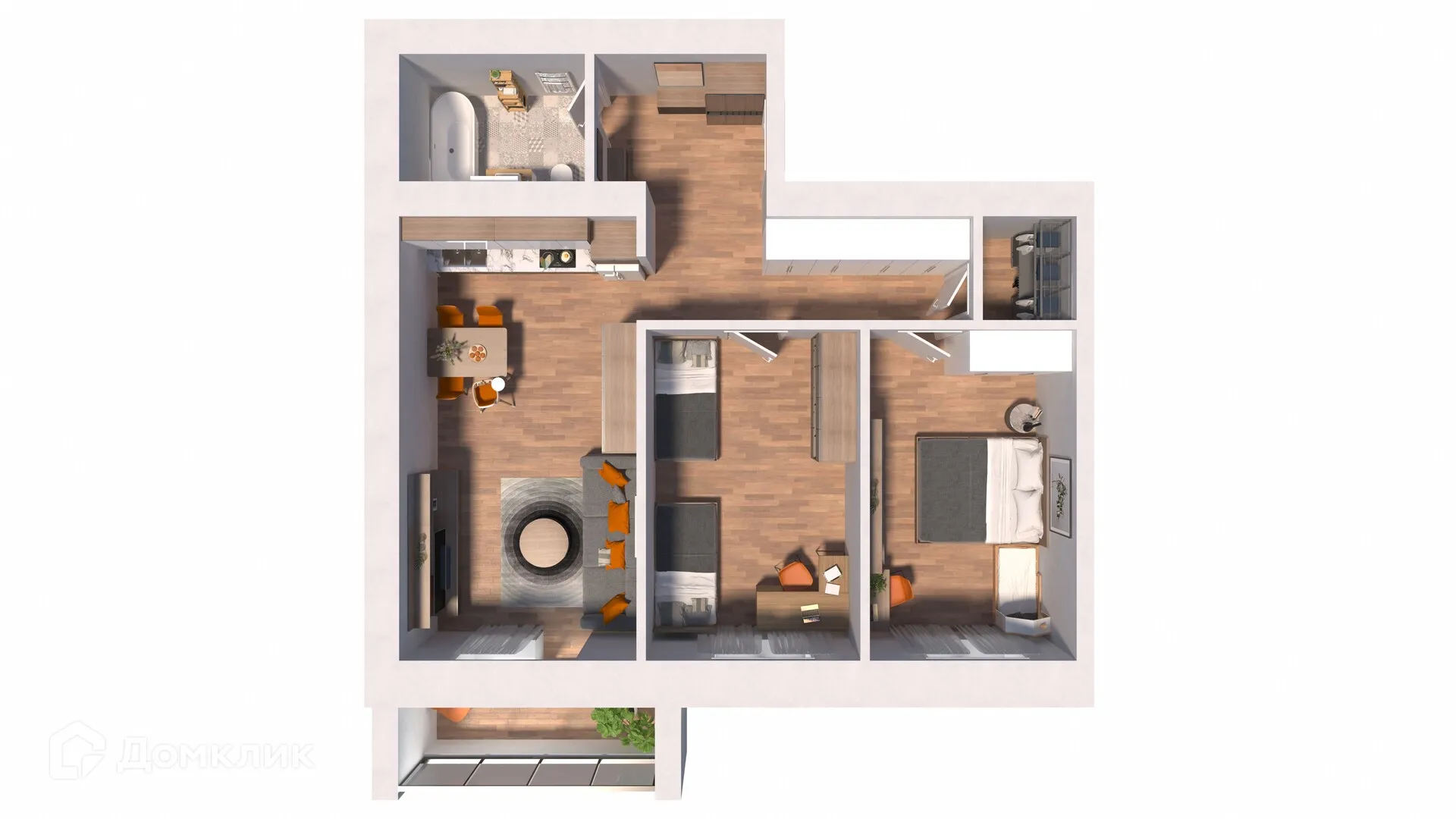 Фото квартиры в ЖК "3 микрорайон"