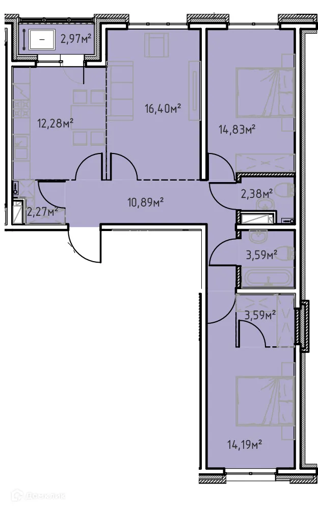 Фото квартиры в ЖК "Zenith (Зенит)"