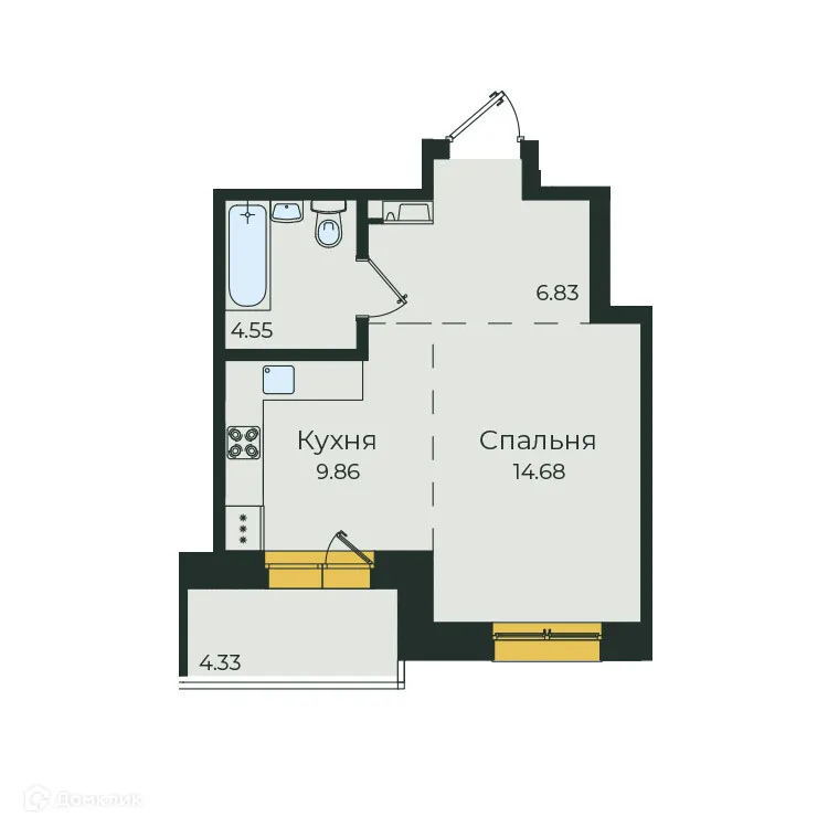 Фото квартиры в ЖК "Семья"