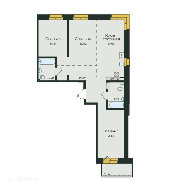 Квартира в ЖК "Семья"