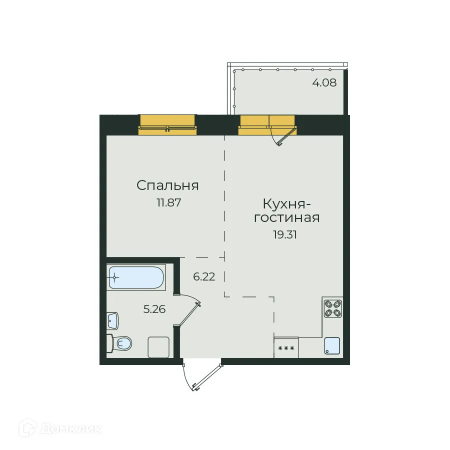 Фото квартиры в ЖК "Семья"