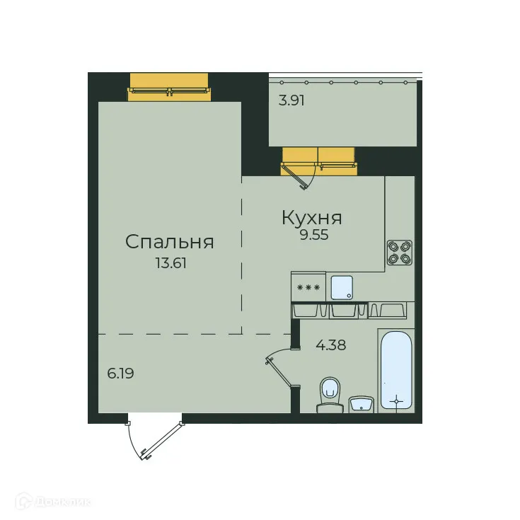 Фото квартиры в ЖК "Семья"