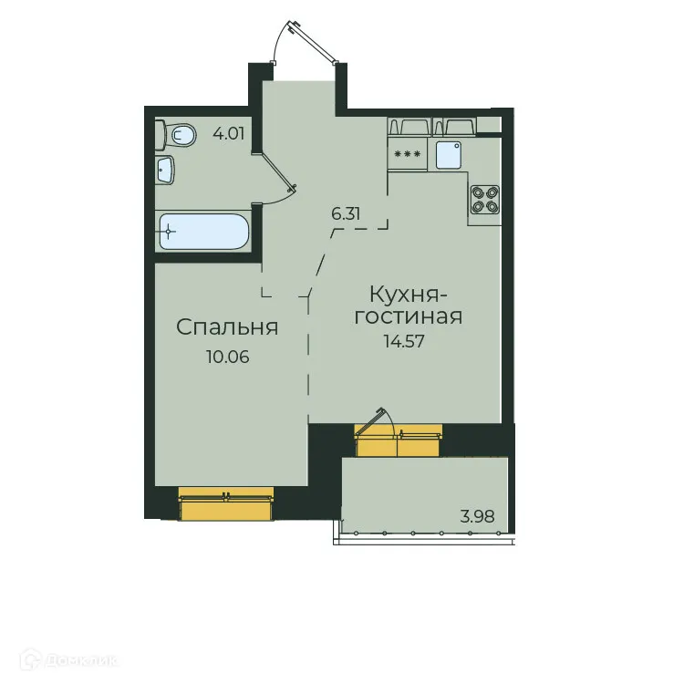 Фото квартиры в ЖК "Семья"