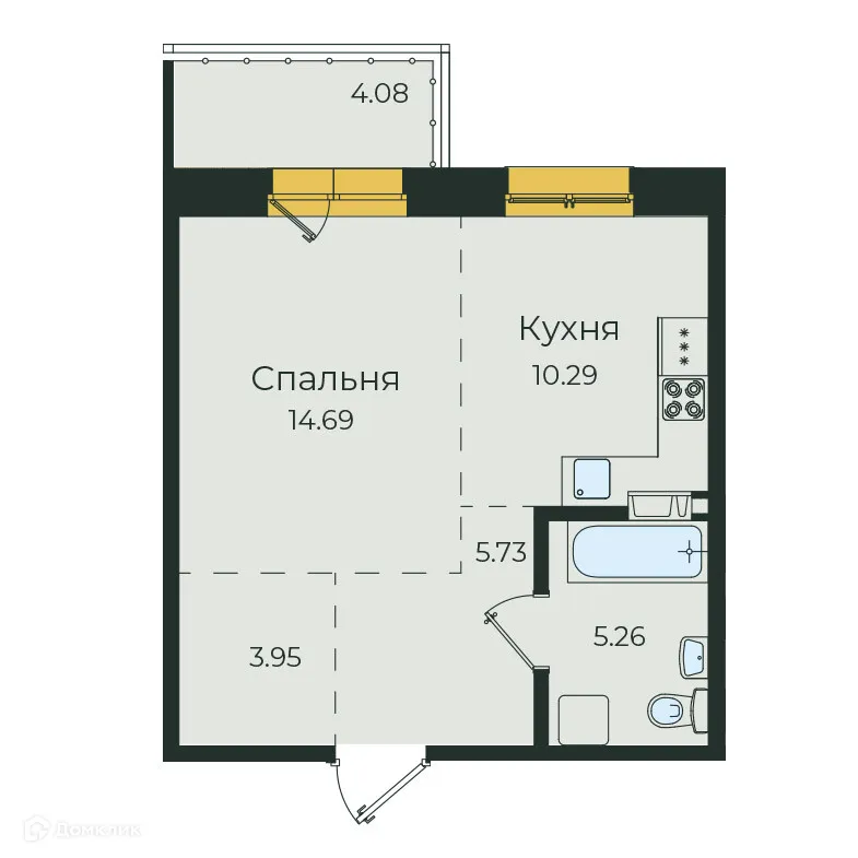 Фото квартиры в ЖК "Семья"