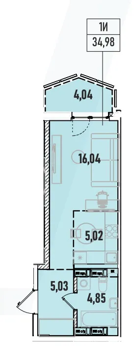 Фото квартиры в ЖК Аквамарин авторский дом на Донской