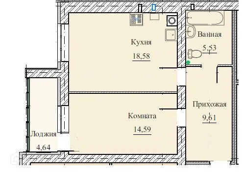 Фото квартиры в ЖК Вознесенский