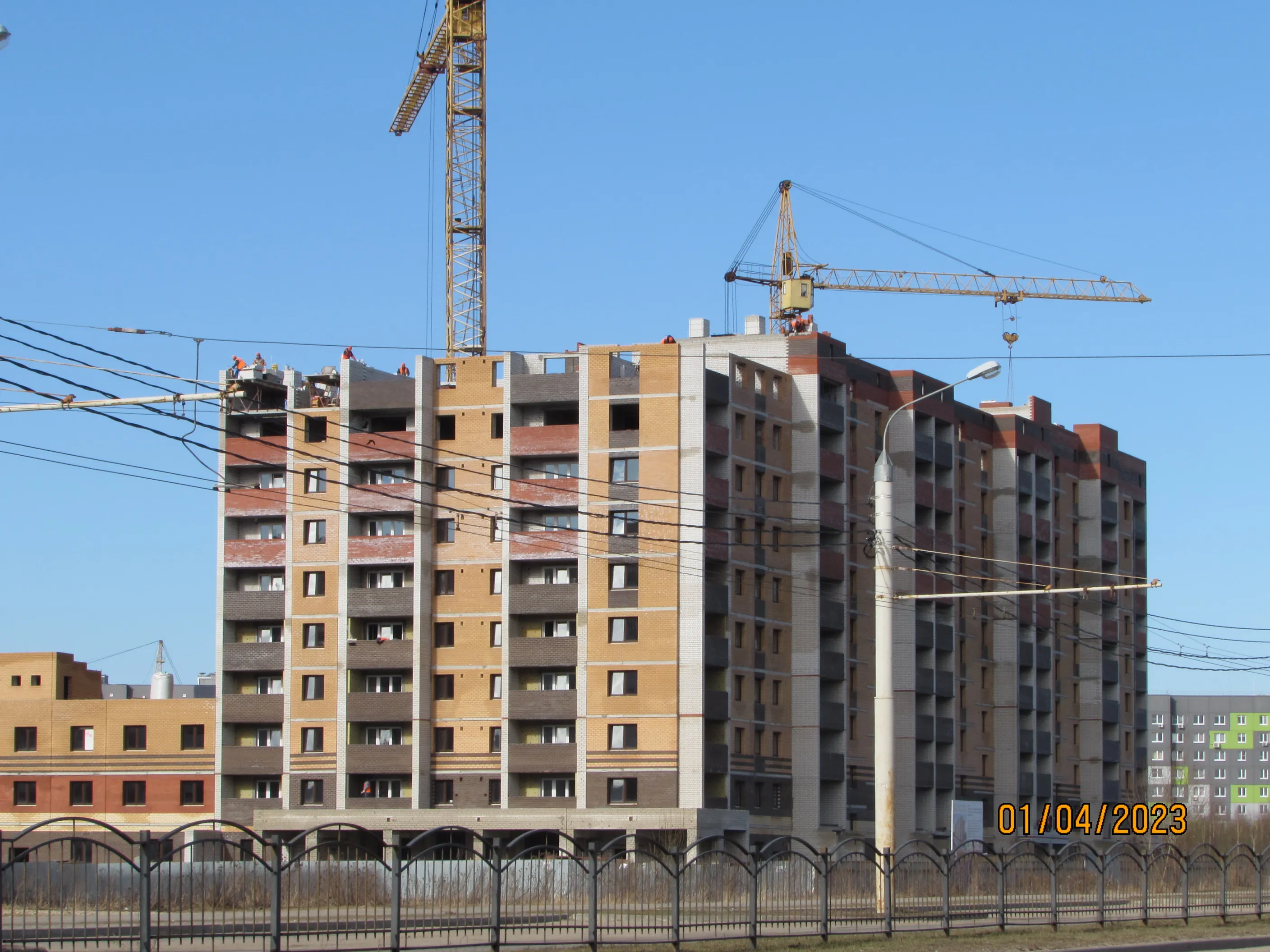 ЖК КРЕЧЕТНИКОВ ПАРК ход строительства