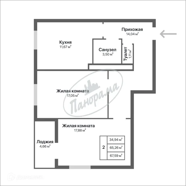 Квартира в ЖК Орбита