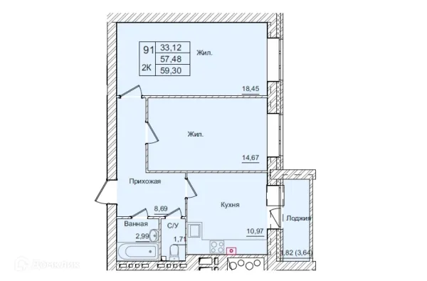 Квартира в ЖК АКАДЕМИЧЕСКИЙ