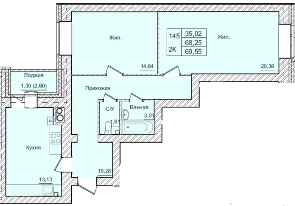 Квартира в ЖК АКАДЕМИЧЕСКИЙ