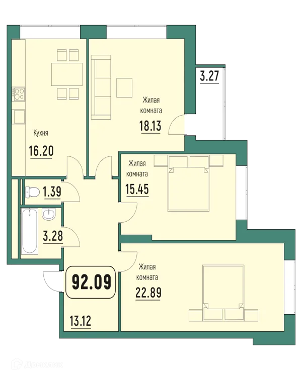 Квартира в ЖК "Куба"