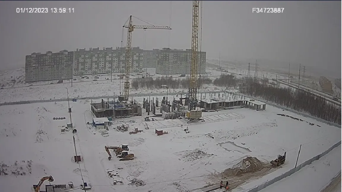 ЖК Первый на Правом ход строительства