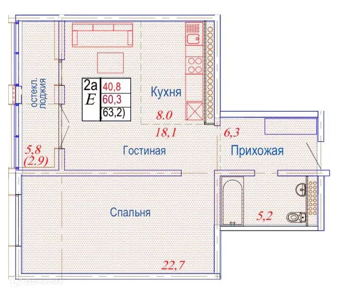Фото квартиры в ЖК Мкр Северный