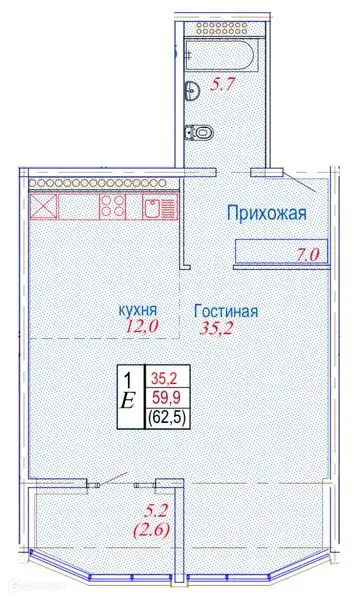 Фото квартиры в ЖК Мкр Северный