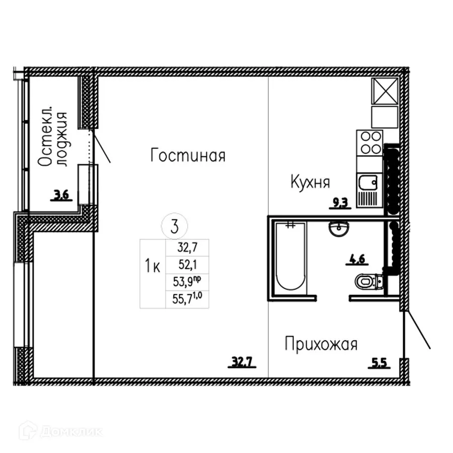 Фото квартиры в ЖК Мкр Северный