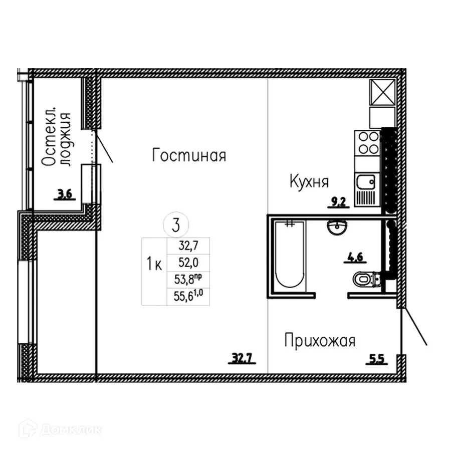 Фото квартиры в ЖК Мкр Северный
