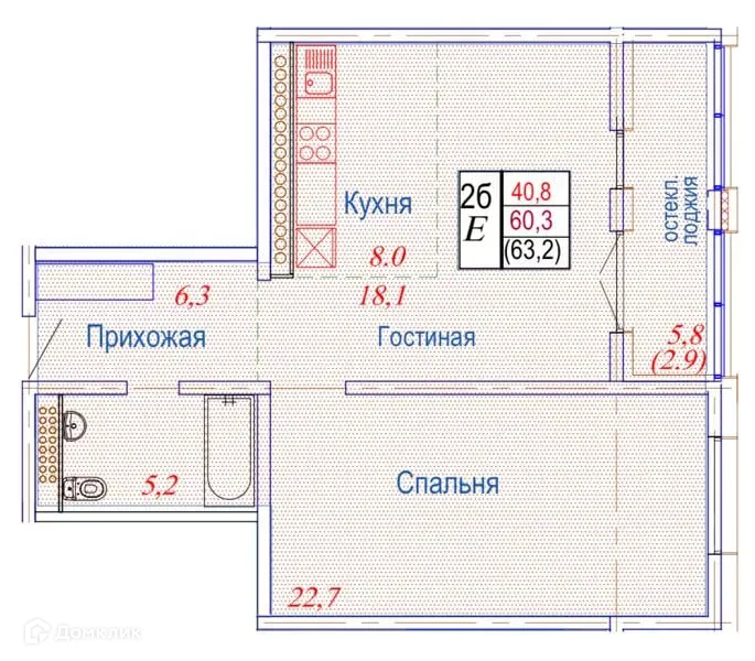 Фото квартиры в ЖК Мкр Северный