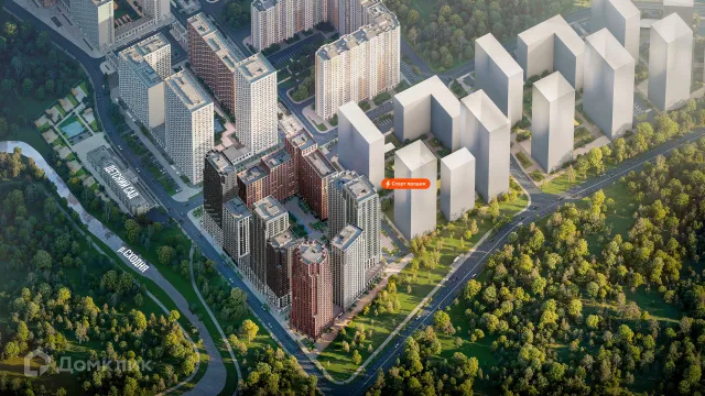 Планировка 1 комн. в «Квартал Мит»