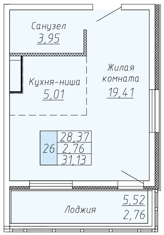 Фото квартиры в ЖК КЕДЫ