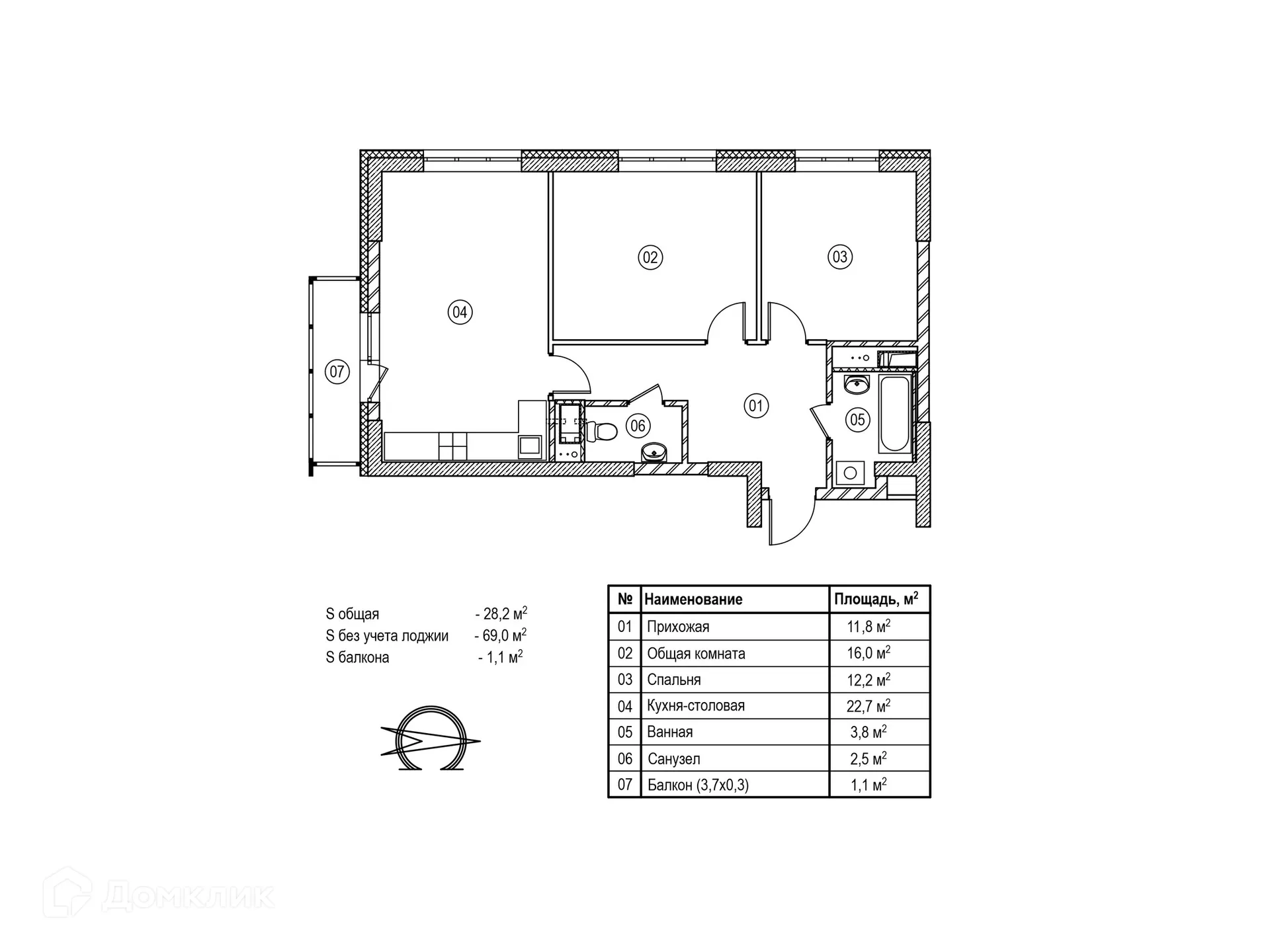 Фото квартиры в ЖК "Верхний бульвар"
