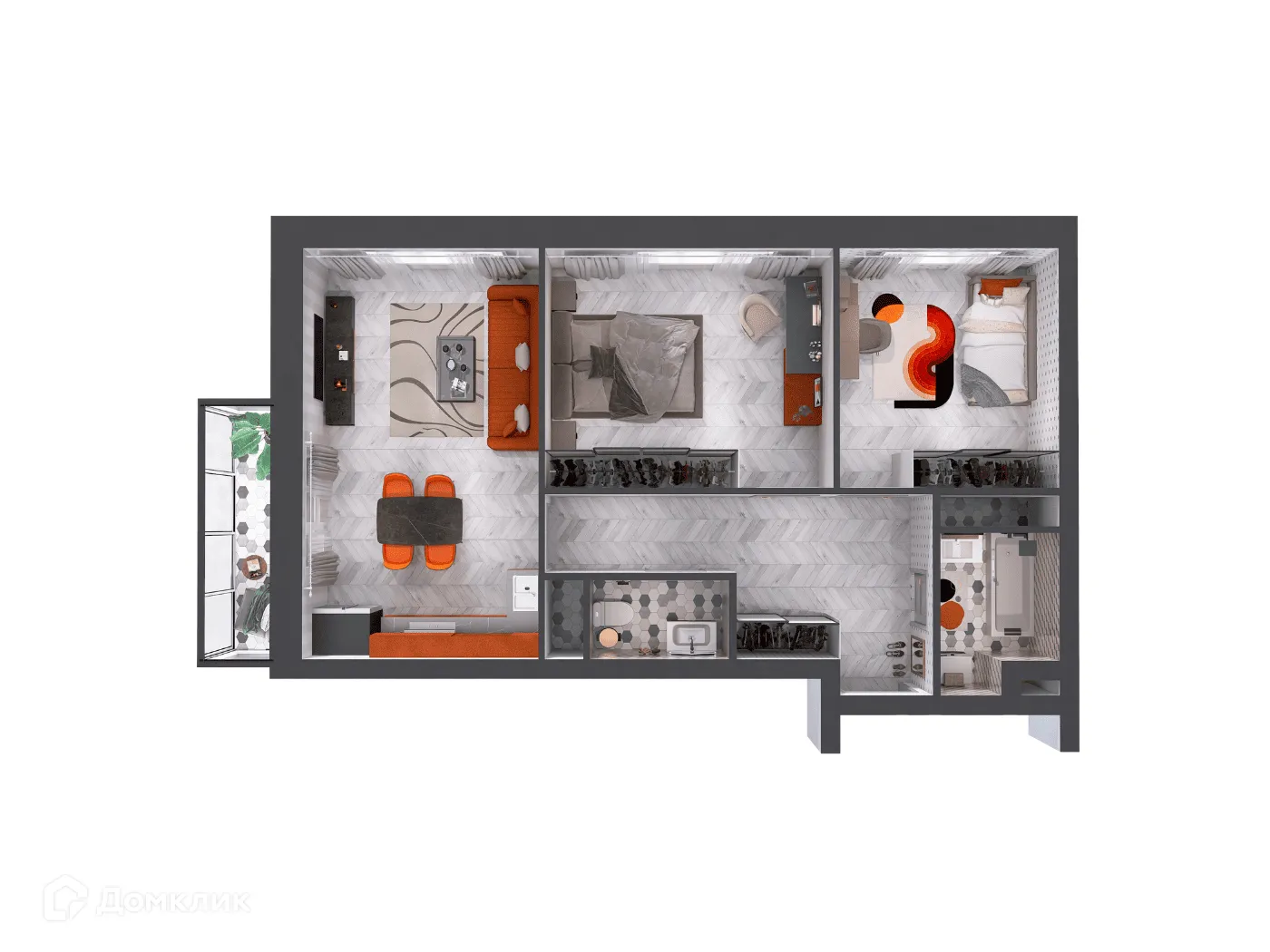 Фото квартиры в ЖК "Верхний бульвар"