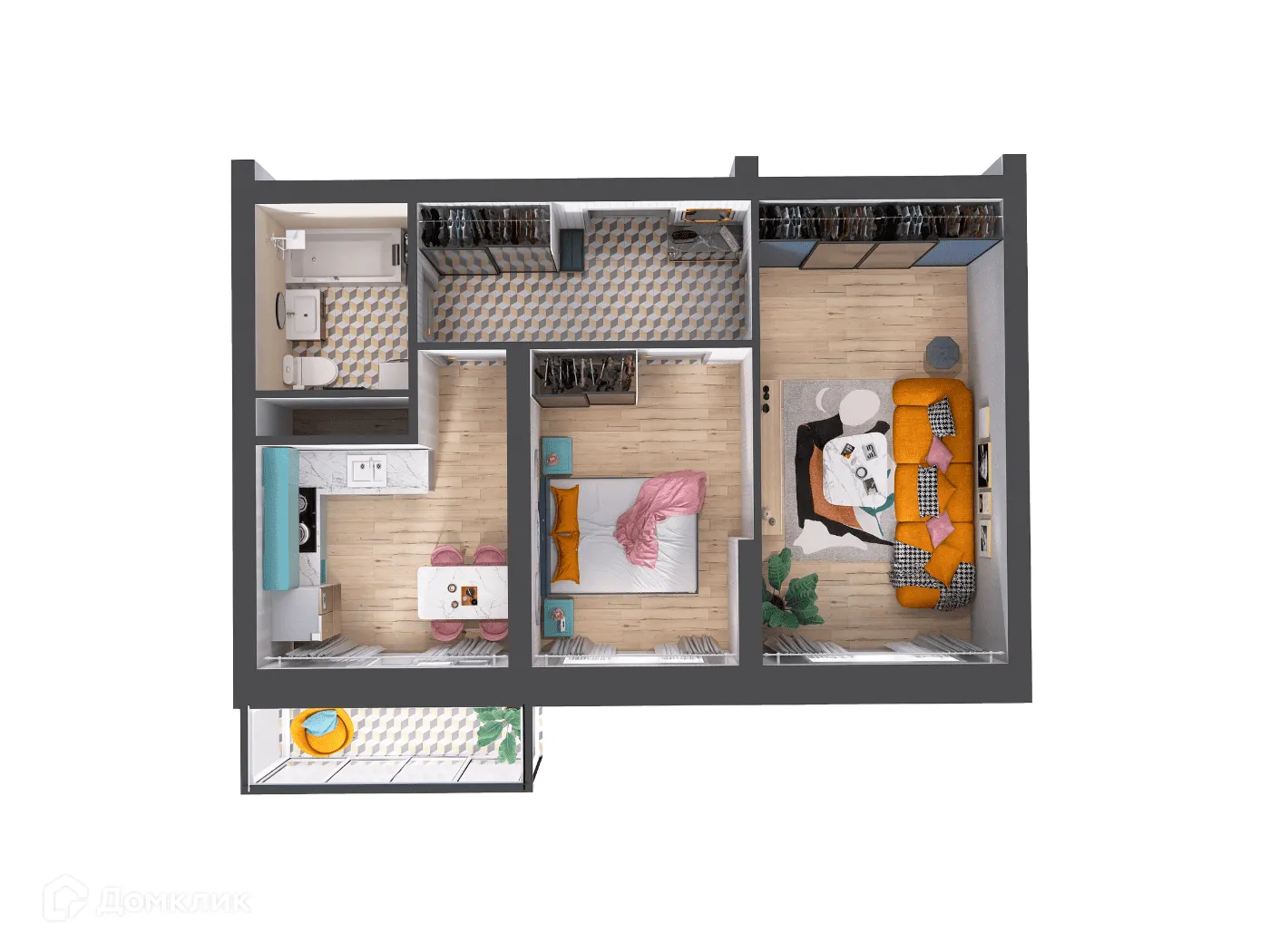 Фото квартиры в ЖК "Верхний бульвар"