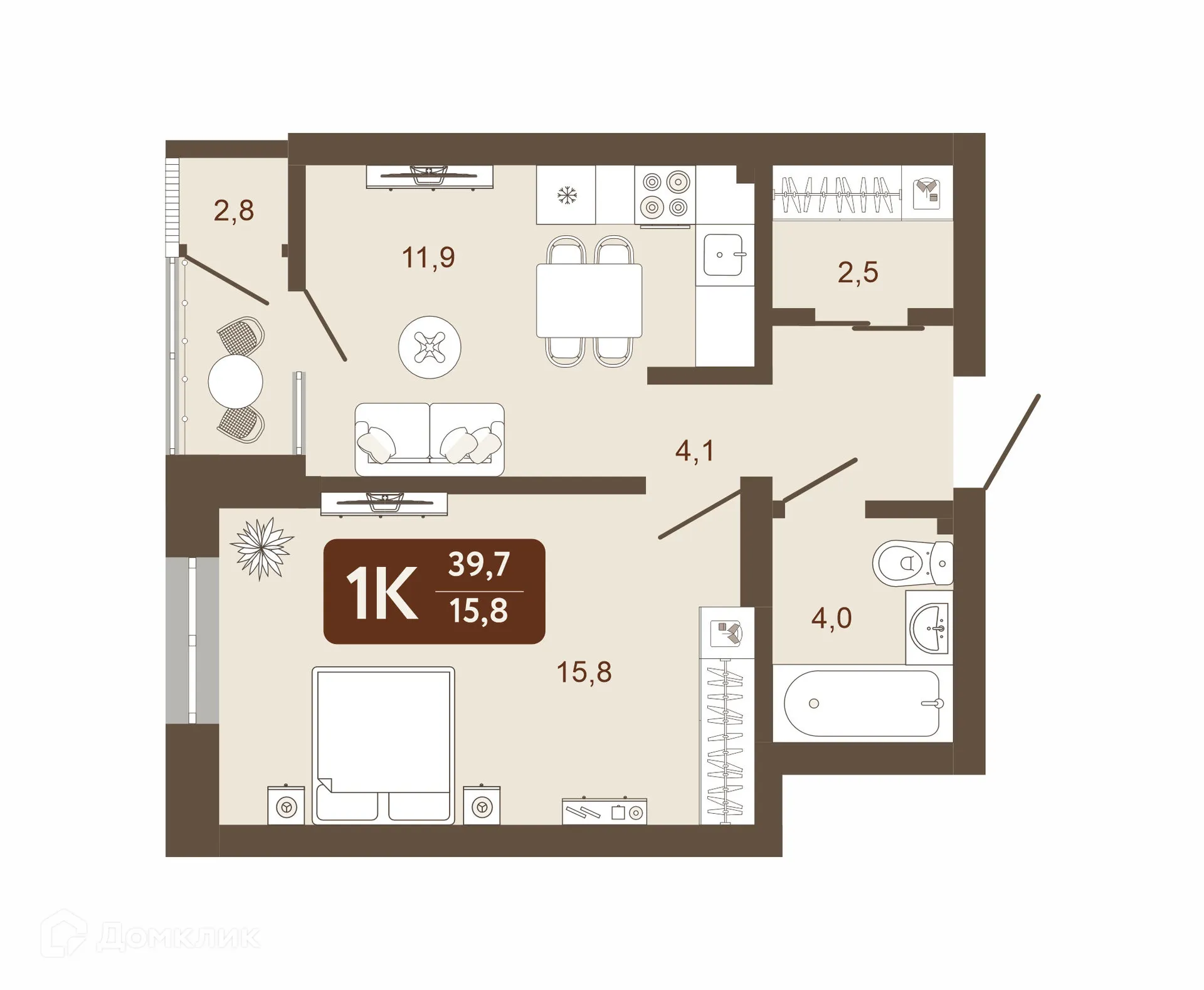 Фото квартиры в ЖК Наследие