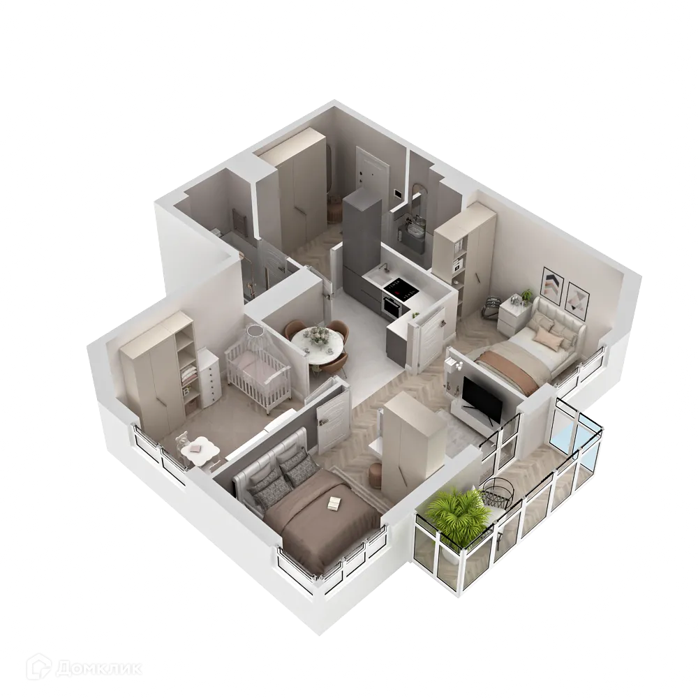 Фото квартиры в ЖК "Новые горизонты на Пушкина"