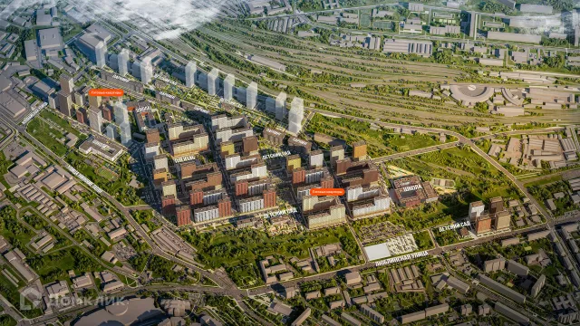 Планировка Студия в ЖК Люблинский парк