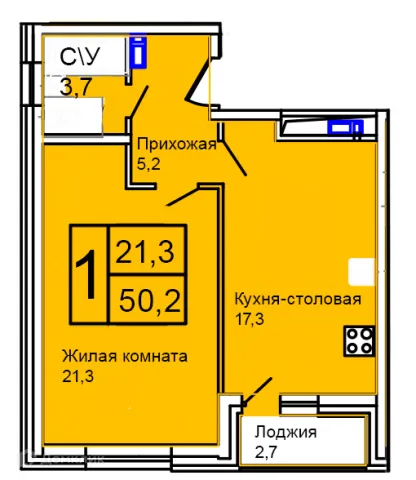 Квартира в Троицкий