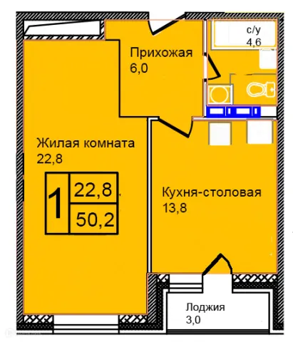Квартира в Троицкий