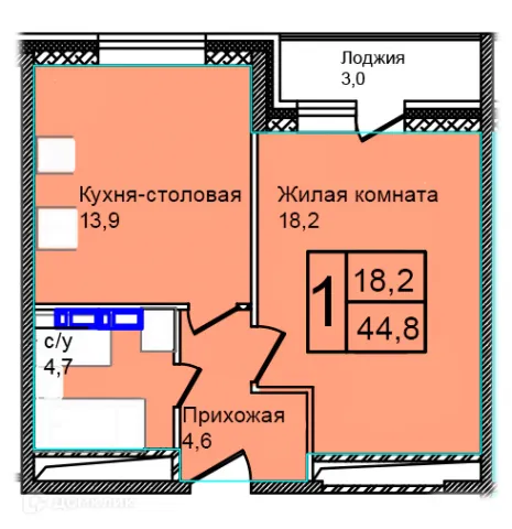 Квартира в Троицкий
