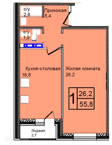 Квартира в Троицкий