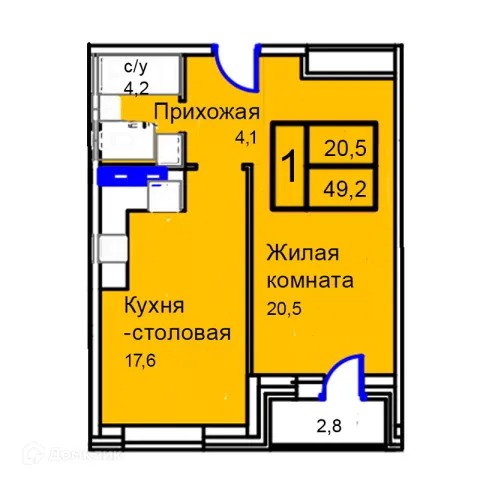 Квартира в Троицкий