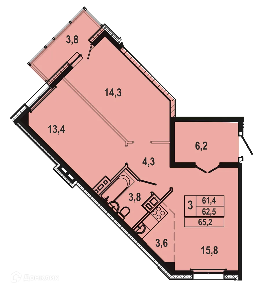 Фото квартиры в ЖК 1 Ленинский квартал