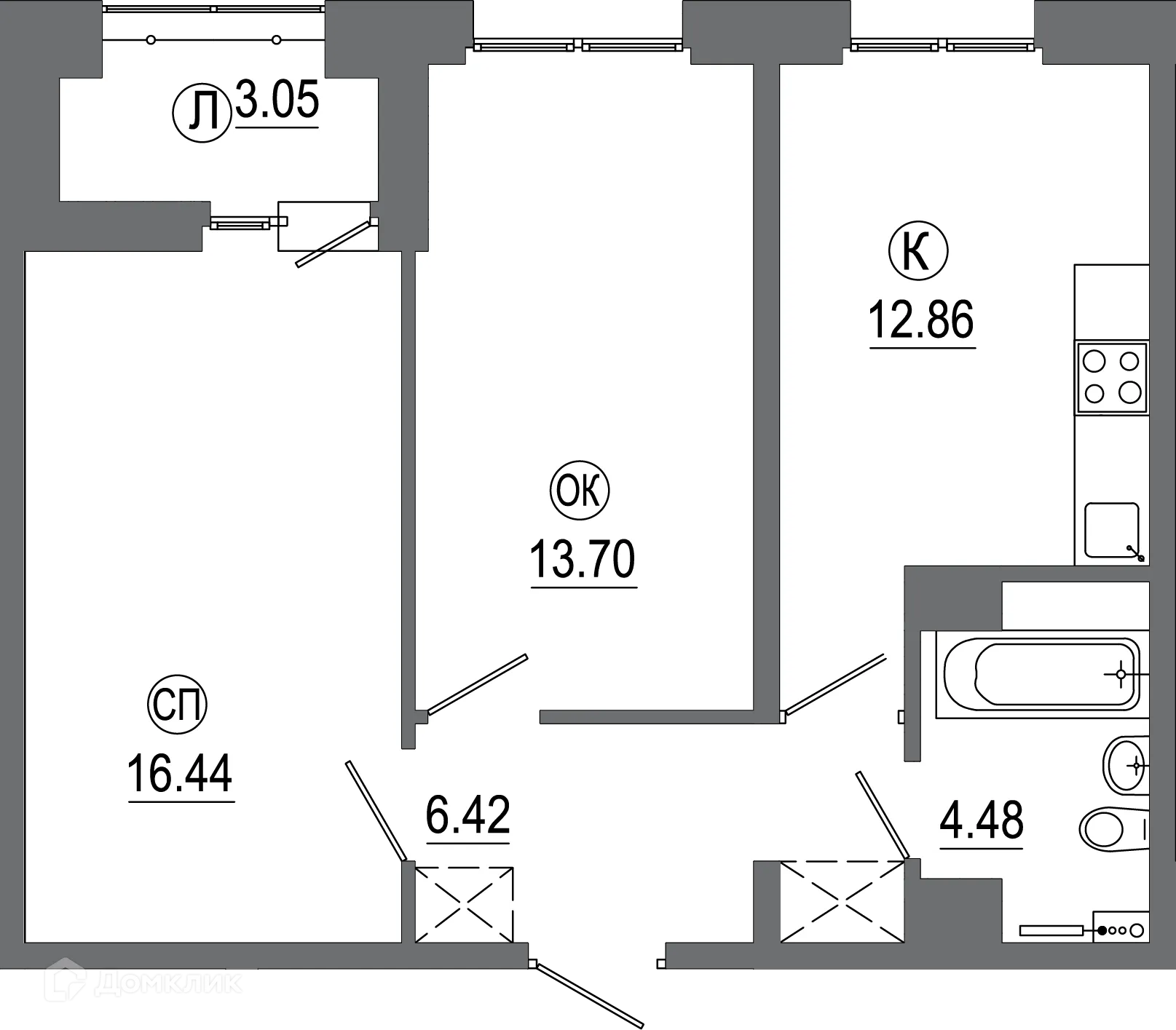 Фото квартиры в ЖК "АвиатоR" (Авиатор)