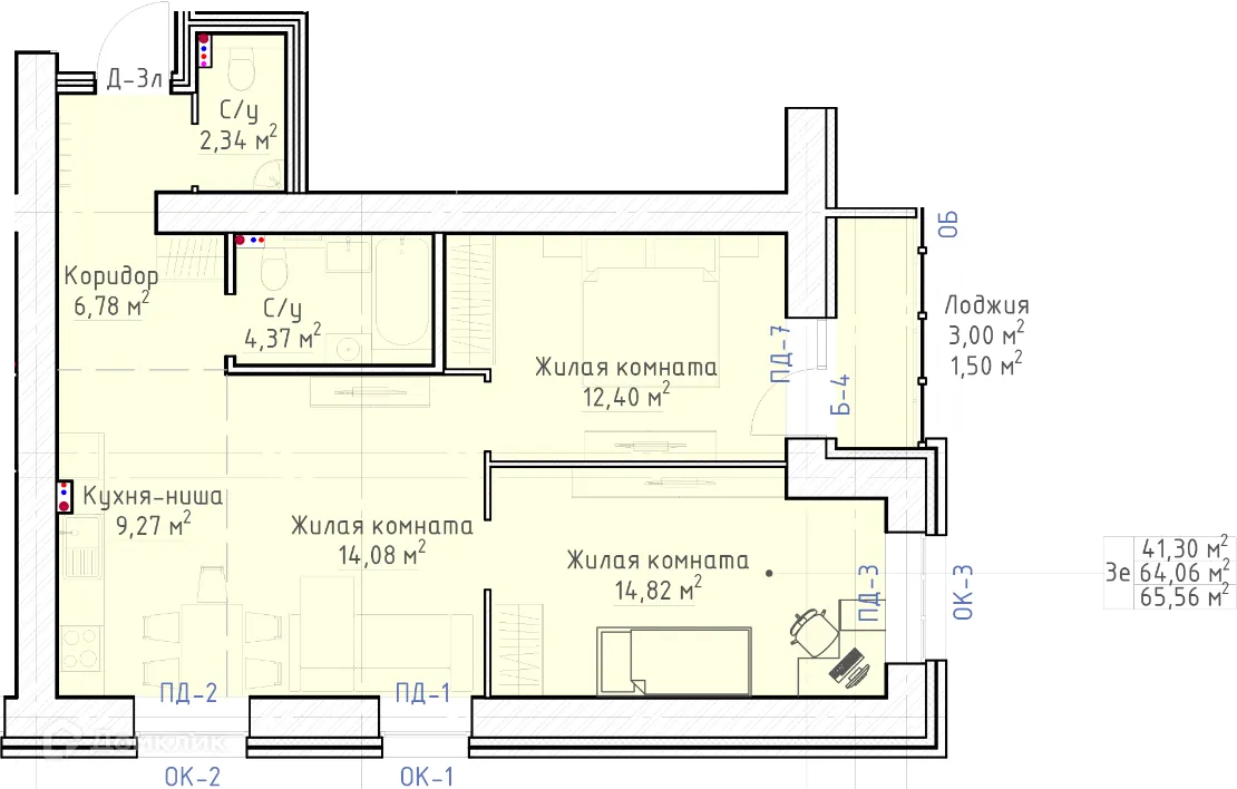 Фото квартиры в ЖК Соловьи