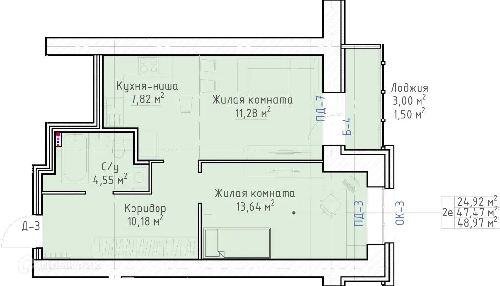 Фото квартиры в ЖК Соловьи