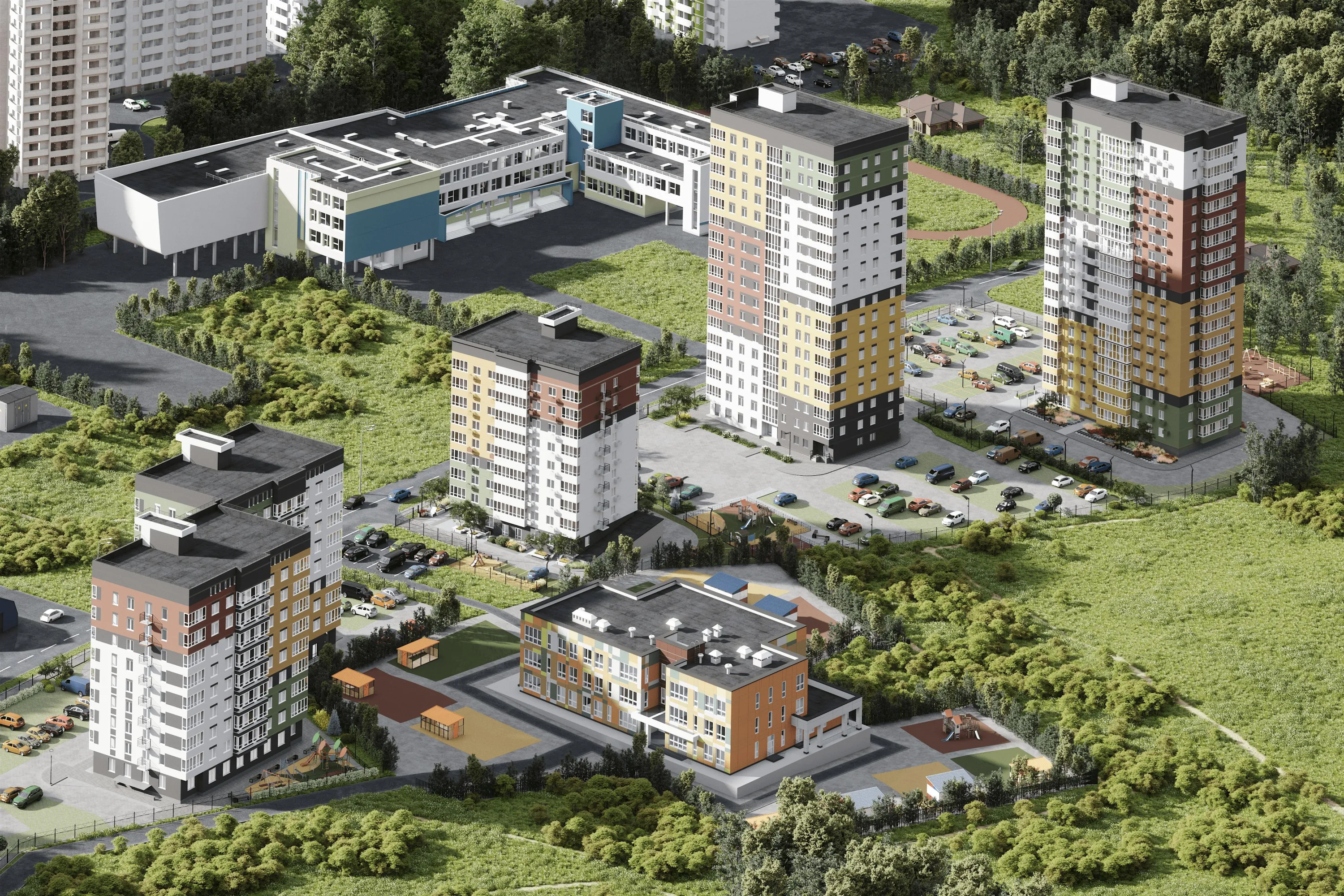 Фото квартиры в ЖК "Green City (Грин Сити)"