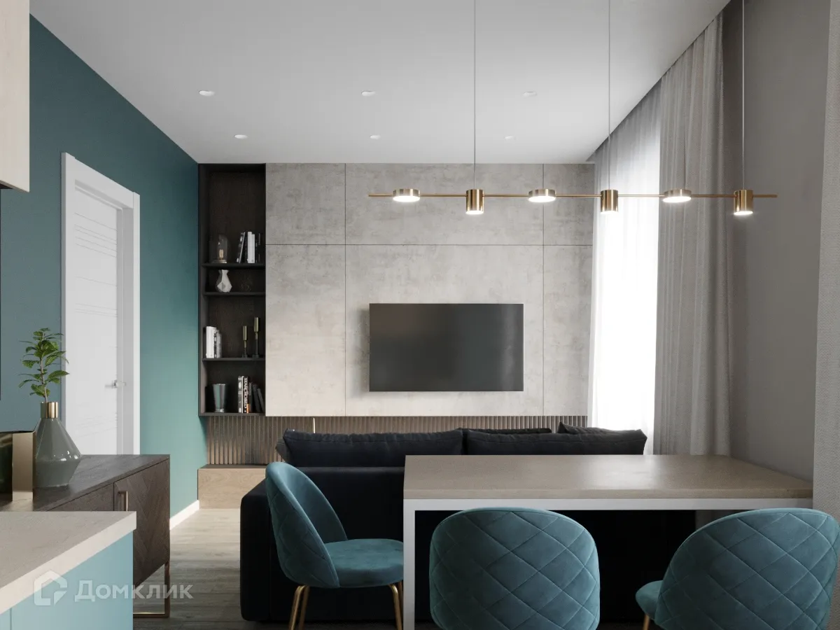 Планировка 2-комнатной квартиры 59.2 м² в ЖК Очаг, г. Иркутск — фото 4