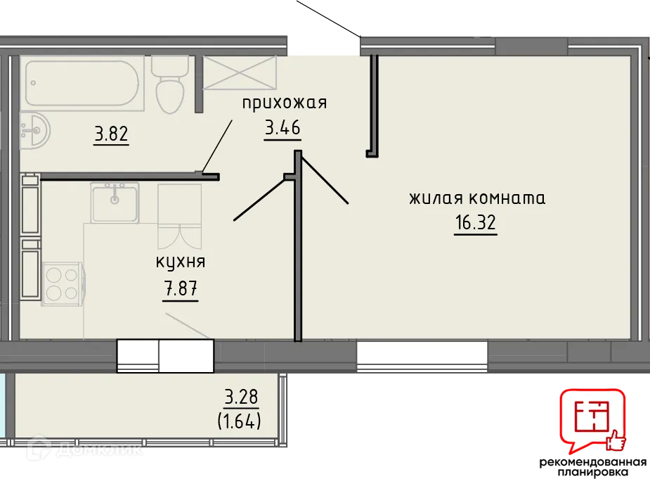 Фото квартиры в ЖК Левитана, 18А