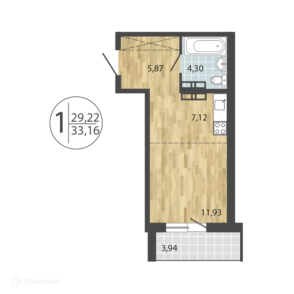 Фото квартиры в ЖК ЛЕРМОНТОВ ПАРК