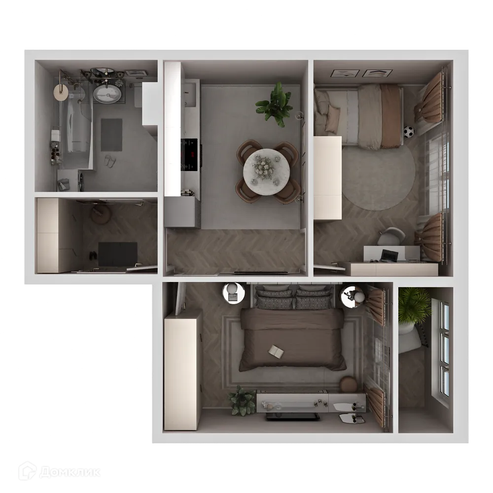 Фото квартиры в ЖК "Новые горизонты на Пушкина"