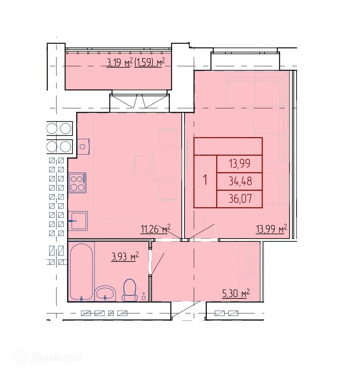 Фото квартиры в ЖК НЕВСКИЙ